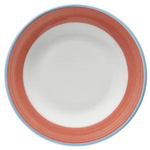 GET Corona Calypso Coral Porcelain 6.5in dia. Rolled Edge Plate - PA1602901424 