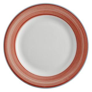GET Corona Calypso Coral Porcelain 9in dia. Rolled Edge Plate - PA1602902324 