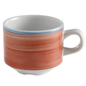 GET Corona Calypso Coral Porcelain 8.1 oz. Tea Cup - 2 Doz - PA1602904324