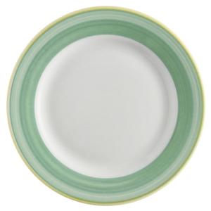 GET Corona Calypso Green Porcelain 6.5in dia. Rolled Edge Plate - PA1603901424 