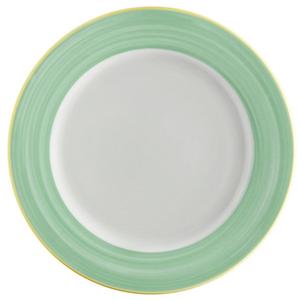 GET Corona Calypso Green Porcelain 12.25in dia. Rolled Edge Plate - PA1603902912 