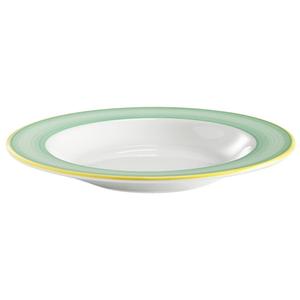 GET Corona Calypso Green Porcelain 18.8oz Pasta Bowl - 1dz - PA1603903912 