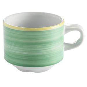 GET Corona Calypso Green Porcelain 8.1 oz. Tea Cup - 2 Doz - PA1603904324