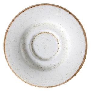 GET Corona Artisan Beige Porcelain 5" dia. Coffee Saucer - 2 Doz - PA1605900124