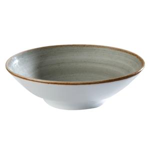 GET Corona Artisan Grey Porcelain 29.8 oz. Rolled Edge Bowl - PA1607923324