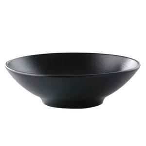 GET Corona Cosmos Pluto Black Porcelain 18.4 oz. Bowl - 2 Doz - PA1941923224