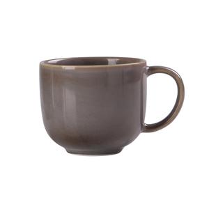 Yanco China Peocock Grey Porcelain 8 oz. Coffee Cup w/ Handle - 3 Doz - PK-001