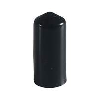 Thunder Group 1" Black Plastic Liquor Pourer Dust Cap - 1 Doz per Pack - PLPRC002BK