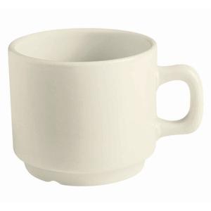 GET Corona Americana Off White Porcelain 7.8oz Tea Cup - 2dz - PP1100704324 
