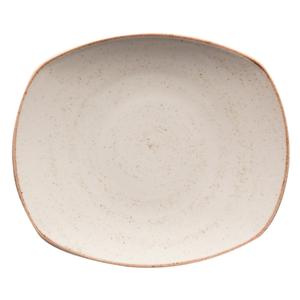 GET Corona Artisan Beige Porcelain 7.5" dia. Rolled Edge Plate - PP1605722024