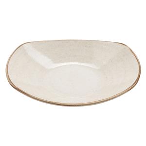 GET Corona Artisan Beige Porcelain 34.3 oz. Rolled Edge Bowl - PP1605723812
