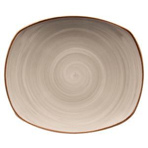 GET Corona Artisan Grey Porcelain 7.5" dia. Rolled Edge Plate - PP1607722024