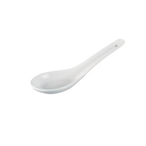 Yanco China Piscataway White Porcelain 5.5"L Wonton Soup Spoon - 6dz - PS-005 