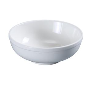Yanco China Piscataway White Porcelain 12oz 5in dia. Nappie Bowl- 3dz - PS-15 