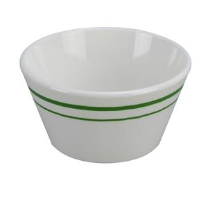 Yanco China Pine Tree Green/Beige Melamine 8oz Bouillon Cup - 4dz - PT-302 