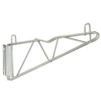 Quantum Food Service 14in Chrome Plated Cantilever Wall Mounted Single Shelf - DWB14 