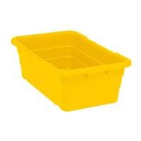 Quantum Food Service 25-1/8x16x8-1/2 Polypropylene Cross Stack Tub 6 Pack - TUB2516-8