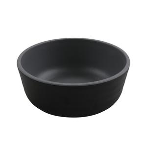 GET Roca Gray/Black Melamine 15oz Soup Bowl - 2dz - RB-15-GRM/BKM 