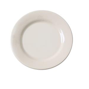 Yanco China Recovery American White Porcelain 7.1in Wide Rim Plate- 3dz - RE-7 