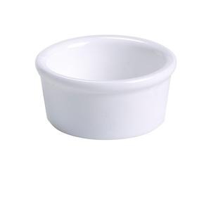 Yanco China Accessories White Porcelain 2.5oz Smooth Ramekin - 4dz - RK-203 
