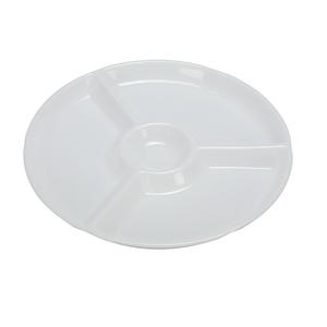 Yanco China Rome White Melamine 12.25in dia. Plate - 1dz - RM-821 