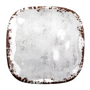 GET French Mill Melamine 6in Square Side Dish - 2dz - SCS-6-FM 