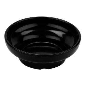 GET Viva Mexico Black Melamine 6oz 4.5in dia. Salsa Dish- 4dz - SD-06-BK 