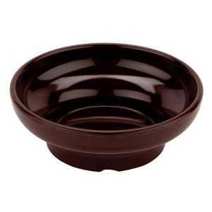 GET Viva Mexico Brown Melamine 6 oz.4.5in dia. Salsa Dish - 4dz - SD-06-BR 