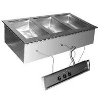 Eagle Group Drop-in Wet or Dry Type Hot Food Well Unit - 240v - SGDI-3-240T6-D 