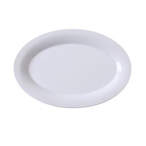 Yanco China Siena White Porcelain 12in x 8.75in Platter - 1dz - SI-212 