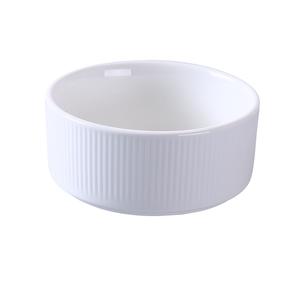 Yanco China Siena White Porcelain 8oz 4in dia. Soup Cup - 3dz - SI-504 