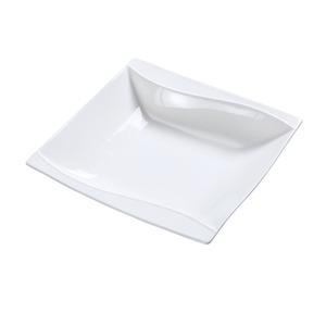 Yanco China Sea Wave Bone White Porcelain 4oz Fruit Bowl - 3dz - SW-305 