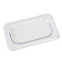 Thunder Group 1/9 Size Clear Polycarbonate Food Pan Cover - PLPA7190C 