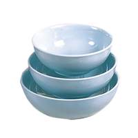 Thunder Group 54 oz Blue Jade Pattern Melamine Soup Bowl - 1 Doz - 5980