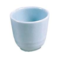 Thunder Group 8oz Blue Jade Pattern Melamine Chinese Tea Cup - 1dz - 9154 