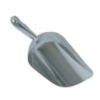 Thunder Group 24oz Tapered Bowl Aluminum Scoop with Contoured Handle - ALTWSC024 