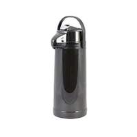 Thunder Group 2.2 Liter Plastic Glass Lined Airpot w/ Black Lever Top - APLG022