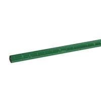 Thunder Group 33in Green Epoxy Coated Shelving Post with Leveling Foot - CMEC034 
