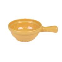 Thunder Group 10oz Yellow Melamine Soup Bowl with Handle - 1dz - CR305YW 