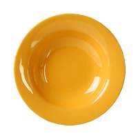 Thunder Group 8 oz Yellow Melamine Wide Rim Salad Bowl - 1 Doz - CR5077YW
