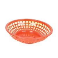 Plastic Oval Basket 5 Color Choices 10-3/4" Thunder Group PLBK1034* 1 Dozen 