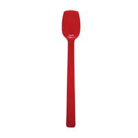 Thunder Group 3/4 oz Red Polycarbonate Solid Buffet Spoon - 1 Doz - PLBS010RD