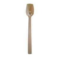 Thunder Group 3/4 oz Beige Polycarbonate Perforated Buffet Spoon - 1 Doz - PLBS110BG
