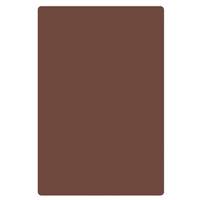 Thunder Group 18in x 24in x 1/2in Brown Polyethylene Non-Skid Cutting Board - PLCB241805BR 