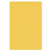 Thunder Group 12in x 18in x 1/2in Yellow Polyethylene Non-Skid Cutting Board - PLCB181205YW 