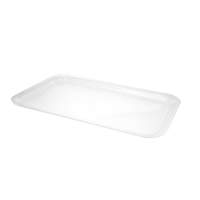 Thunder Group 20-1/4in x 13-1/4in Clear Acrylic Pastry Display Tray - PLDCT001 