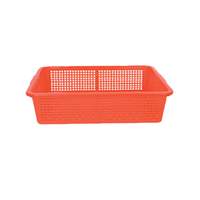 Thunder Group 15-1/4in x 12-1/4in Stackable Plastic Collander/Basket - PLFB004 