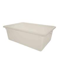Thunder Group 13 Gallon Food Storage Box w/ Built-In Handle - White - PLFB182609PP