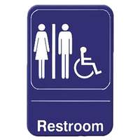 Thunder Group 6in x 9in Blue Self Adhesive Information Symbol Sign - PLIS6903BL 