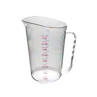 Thunder Group 4qt Polycarbonate Measuring Cup with US/Metric Measurements - PLMD128CL 